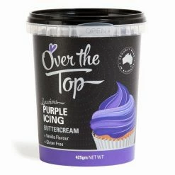Over The Top Buttercream Purple 425g Fondant, Buttercream, Ganache & Sugar Icing