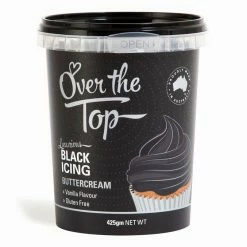 Over The Top Buttercream Black 425g