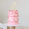 Cake And Candle Cake Toppers, Plaques & Candles OH BABY - Gold/Clear Layered Cake Topper 1 Cake And Candle Cake Toppers, Plaques & Candles OH BABY - Gold/Clear Layered Cake Topper