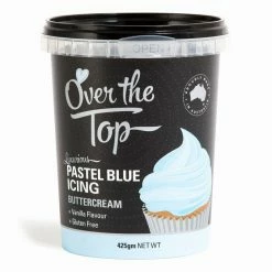 Fondant, Buttercream, Ganache & Sugar Icing Over The Top Buttercream Pastel Blue