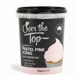 Fondant, Buttercream, Ganache & Sugar Icing Over The Top Buttercream Pastel Pink 425g