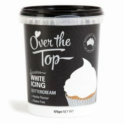 Fondant, Buttercream, Ganache & Sugar Icing Over The Top Buttercream White 425g