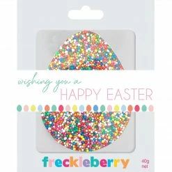 Lollies, Fairy Floss & Chocolate Freckleberry Freckle Easter Egg - Gift Sleeve | 40g