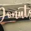 Allspex Acrylic 'Donut' Sign - Cursive Font