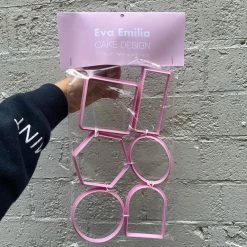 Eva Emilia Cake Designs Basic Shape Cookie Cutters 6 Pack By Eva Emilia Cutters, Embossers, Debossers