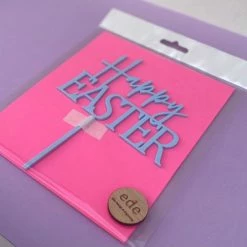 Elite Design Cake Toppers, Plaques & Candles Happy Easter Cake Topper
