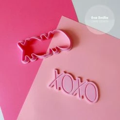 Eva Emilia Cake Designs XOXO Debosser And Cutter Set By Eva Emilia