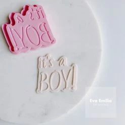 Eva Emilia Cake Designs Cutters, Embossers, Debossers Its A Boy! Debosser And Cutter Set By Eva Emilia