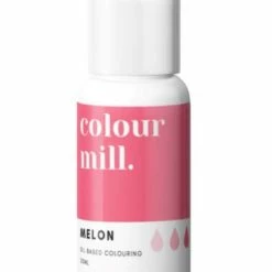 Colours, Paints, Dusts, Glitters & Flavours Colour Mill Oil Based Colouring 20ml Melon