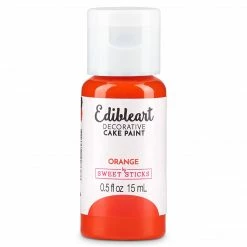 SWEET STICKS Orange Edible Art Paint 15ml Colours, Paints, Dusts, Glitters & Flavours