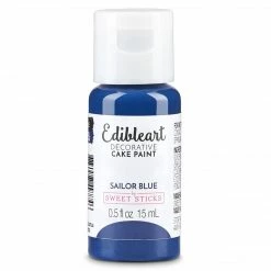 SWEET STICKS Colours, Paints, Dusts, Glitters & Flavours Sailor Blue Edible Art Paint 15ml