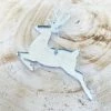 Allspex Silver Reindeer Laser Cut Gift Tag