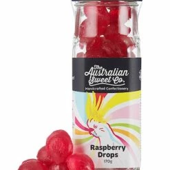 The Australian Sweet Co. Raspberry Drops Lollies, Fairy Floss & Chocolate