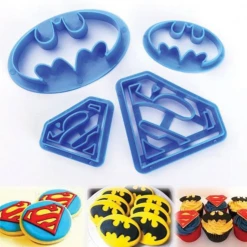 Cake Craft Batman & Superman Set Cookie Cutters