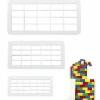 Cake Craft Brick Pattern Impression Set | 3 Piece Cookie Cutters
