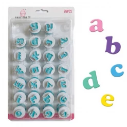 Cake Craft Cookie Cutters Mini Alphabet & Number Cutters