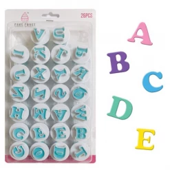 Cake Craft Cookie Cutters Mini Alphabet & Number Cutters