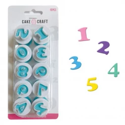 Cake Craft Cookie Cutters Mini Alphabet & Number Cutters