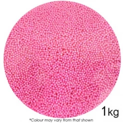 Sprink'd Pastel Pink Sugar Balls - 1kg Sprinkles