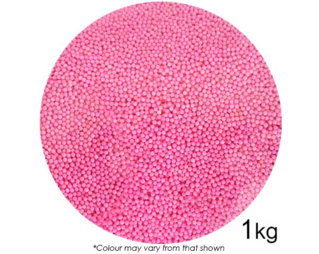 Sprink'd Pastel Pink Sugar Balls - 1kg Sprinkles 3 Sprink'd Pastel Pink Sugar Balls - 1kg Sprinkles