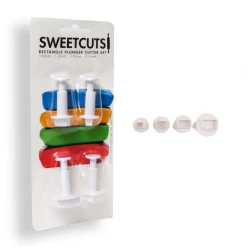 Cookie Cutters Sweetcuts Rectangle Plunger Cutters