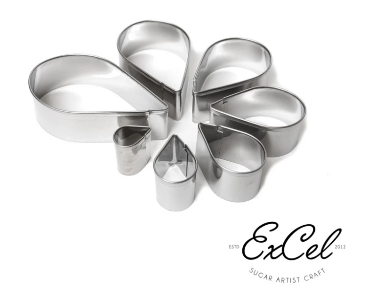 Excel Ranunculus Cutter Set Cookie Cutters 3 Excel Ranunculus Cutter Set Cookie Cutters