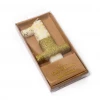 Cake And Candle Gold Glitter Dipped NUMBER Candles