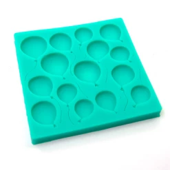 Mint Cake And Party Balloons Silicone Mould