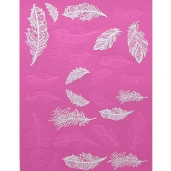 Claire Bowman Decorating Tools Feathers 3D Cake Lace Mat