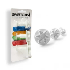 Sweetcuts Snowflake Plunger Cutters Cookie Cutters