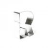 Stainless Steel Cookie Cutter Letter R Cookie Cutter