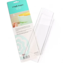 Sugar Crafty Acrylic Scrapers (L & XL) - Pack Of 2