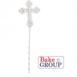 Bake Group Diamonte Cross Topper Cake Toppers, Plaques & Candles
