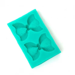 Mint Cake And Party Pearl Textured Bows Silicone Moulds Decorating Tools