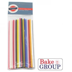 Bake Group Decorating Tools Mixed Colours Plastic Lollipop Sticks