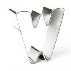 Stainless Steel Cookie Cutter Letter W Cookie Cutter