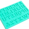 Mint Cake And Party Circus Font Alphabet Silicone Mould Decorating Tools