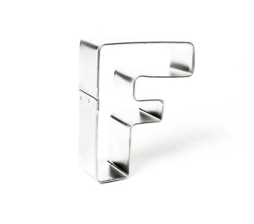 Stainless Steel Cookie Cutter Letter F Cookie Cutter 3 Stainless Steel Cookie Cutter Letter F Cookie Cutter