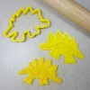 Custom Cookie Cutters Stegosaurus Fossil Bones 3Dmbosser & Cutter