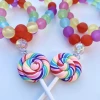 Sweet As Sugar Jewellery Beaded Rainbow Lollipop Necklace