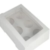 Mint Cake And Party Boards, Boxes, Bags & Packaging Short Window Cupcake Box - 6 Pack 2 Mint Cake And Party Boards, Boxes, Bags & Packaging Short Window Cupcake Box - 6 Pack