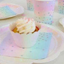 Illume Partyware Baking Cups Iridescent Foil Cupcake Wrapper