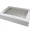 Cake Craft White Display Cupcake Box - 48 Holes Boards, Boxes, Bags & Packaging