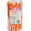Sweet Treats Lollies, Fairy Floss & Chocolate Twist Pops - Orange