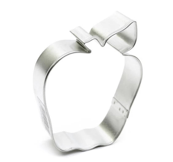 Stainless Steel Cookie Cutter Cookie Cutters Apple 4" Cookie Cutter 3 Stainless Steel Cookie Cutter Cookie Cutters Apple 4" Cookie Cutter