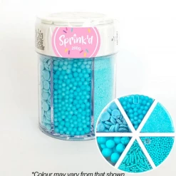 Sprink'd 6 Sprinkle Cavity Jar - Pastel Blue