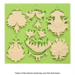 Bake 'n' Cake Assorted Scrolls 2 Silicone Mould Moulds