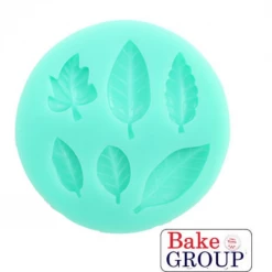 Cake Craft Mixed Leaves Silicone Mould Moulds