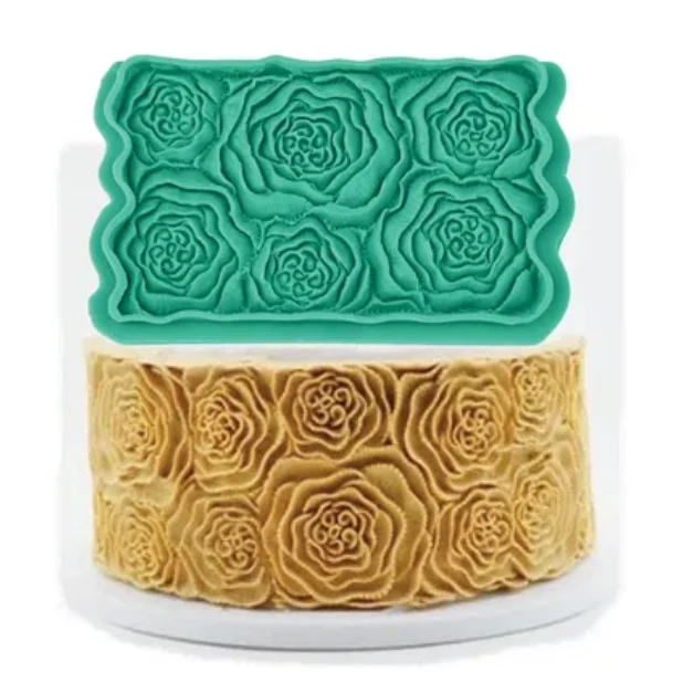 Cake Craft Moulds Flower Wrap Silicone Mould 3 Cake Craft Moulds Flower Wrap Silicone Mould
