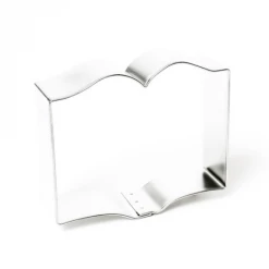 Stainless Steel Cookie Cutter Open Book Cookie Cutter